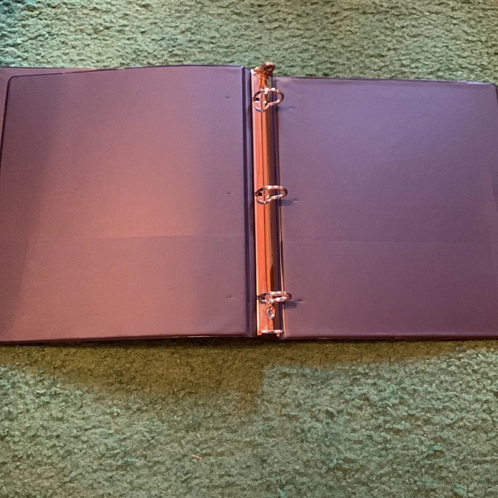 2 Penn state binders. Rough measurements in photos.